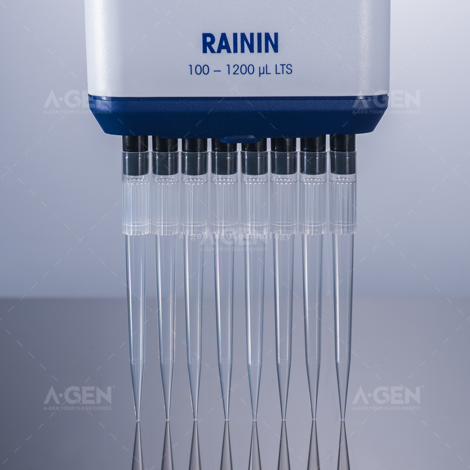 Rainin Low Retention 1000uL Transparent Tips Packed in Bag