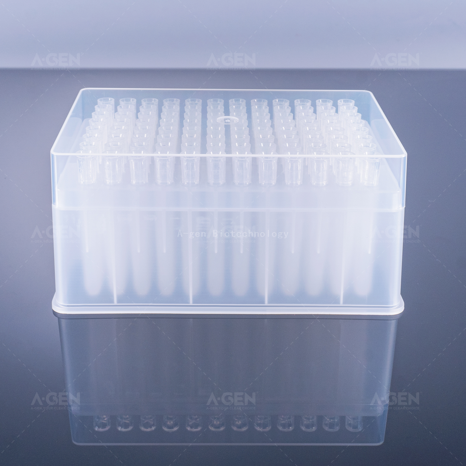 Nayo Tip 50μL Clear Robotic PP Pipette Tip (Racked,sterilized) for Liquid Transfer No Filter FX-50-RSL Low Residual