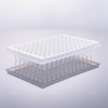 0.2mL 96 PCR, clear, semi-skirted, removable