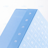 PP cryopreservation box 133*133*36mm, suitable for 0.5ml cryopreservation tube, blue