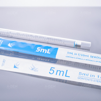 5ml (blue) disposable serological pipette, sterilized (paper-plastic packaging)