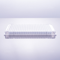 40μL 384-well PCR plate with full skirt, see-through, black markings
