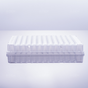 200μL PCR plate with full skirt and black markings