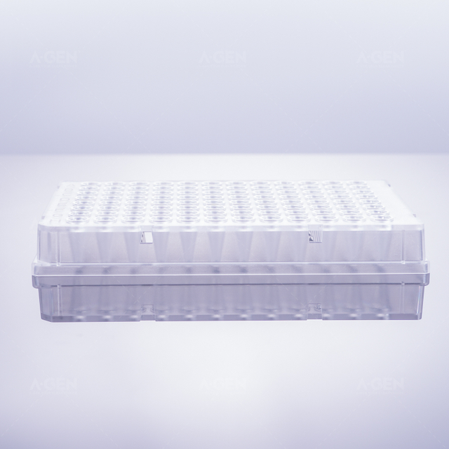 200μL PCR plate with full skirt and black markings