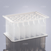 24 square deep well plate, 15mL, V bottom, I-shaped