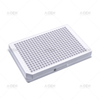 384 Wells White Plate Clear Lid Middle Bind Elisa Plate