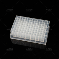 1.6ml 96 square well deep well plate, V bottom