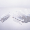 0.2mL 96 PCR, clear, semi-skirted, removable