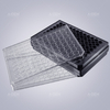 96wells black plate ,black/clear cover TC treated sterile ,in blister box