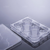 6 wells transparent plate ,clear cover,TC treated sterile ,in blister box