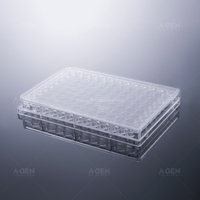 96-well transparent flat bottom transparent plate transparent cover TC treatment sterilization blister box