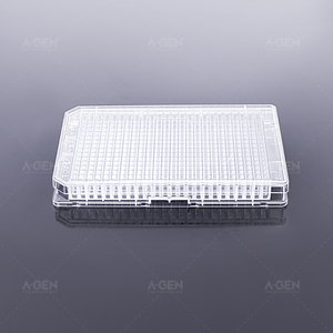384-well transparent bottom plate, transparent cover, TC-processed sterilization blister box