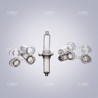 Covered purification column (including pressure ring)