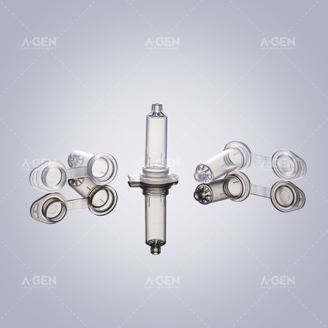 Covered purification column (including pressure ring)