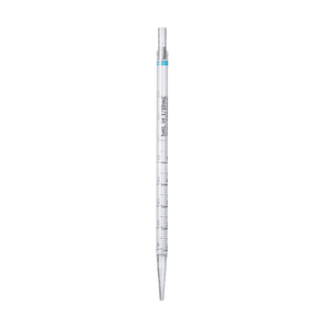 5ml serological pipette (blue) packed in sterile short plastic bag