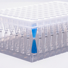 0.2mL 96 PCR, clear, semi-skirted, removable