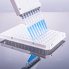 100μL PCR plate half skirt, original color marking (milky white)