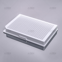 384 Wells White Plate Middle Bind Elisa Plate without Lid