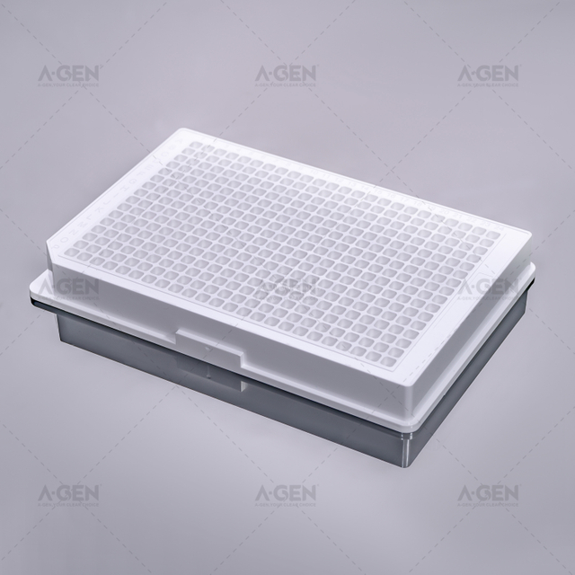384 Wells White Plate Middle Bind Elisa Plate without Lid