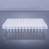 0.2mL 96 PCR plate, transparent, half-skirted