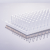 0.2mL 96 PCR, clear, semi-skirted, removable