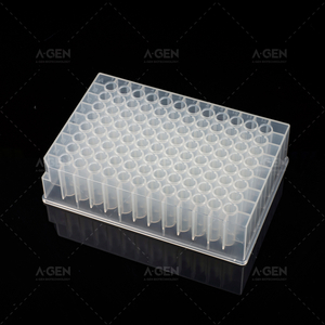 96 round hole deep hole plate, V bottom