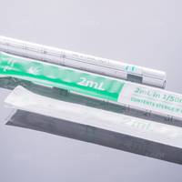 2ml (green) disposable serological pipette, sterilized (paper-plastic packaging)