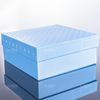 PP Cryo Boxes 133x133x52mm for 1.5ml/2ml CryoTubes Blue Durable storage