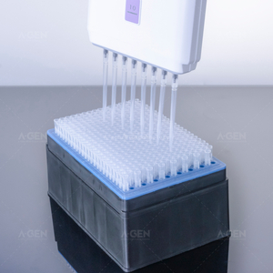 125uL Transparent Sterile 384 Integra Pipette Tips SBS Rack Package