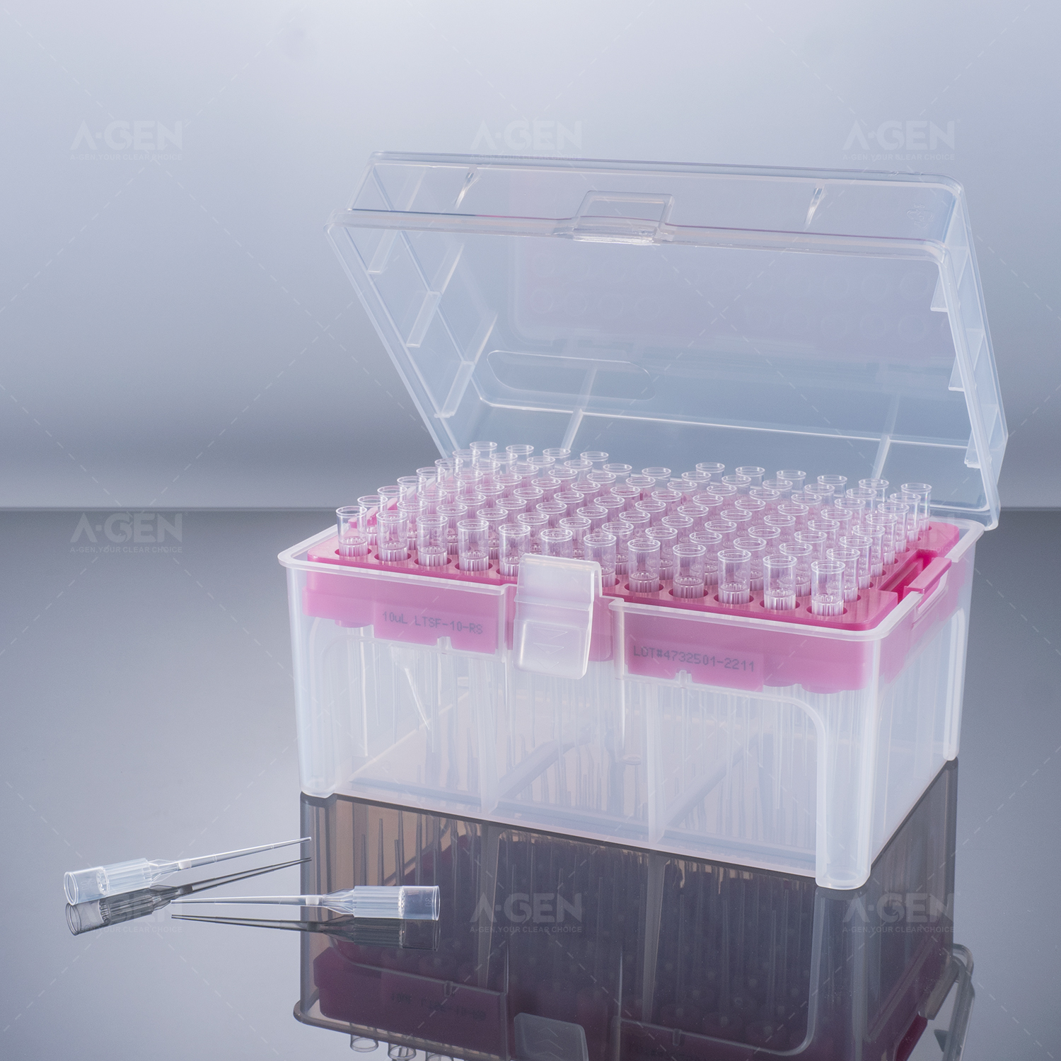 Rainin Sterilization Low Retention 10uL Filter Tips Packed in Rack 
