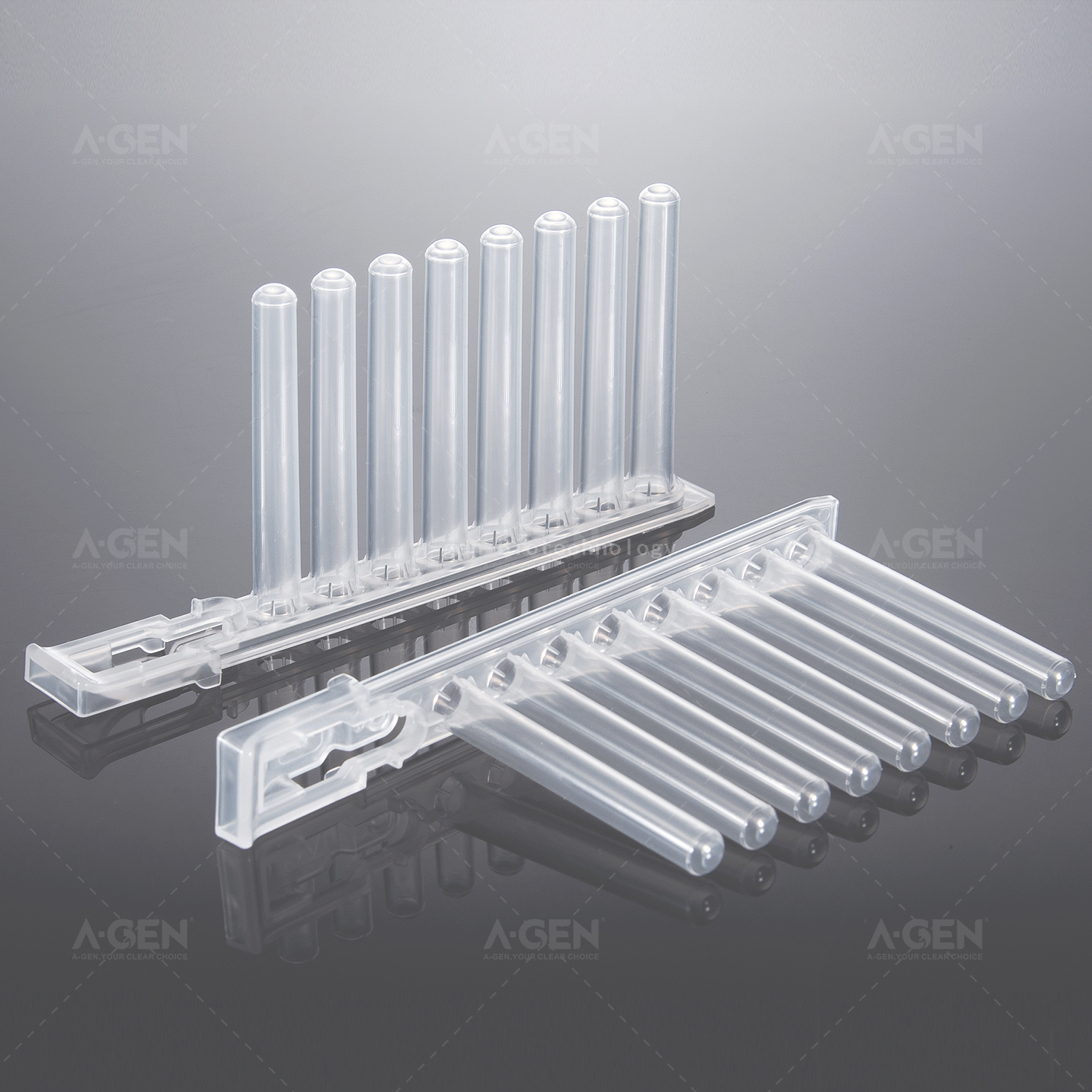 8-Strip Tip Rod Magnet Sleeve for 96 Deep Well Plate RNa Extraction Plate Nucleic Acid Pure