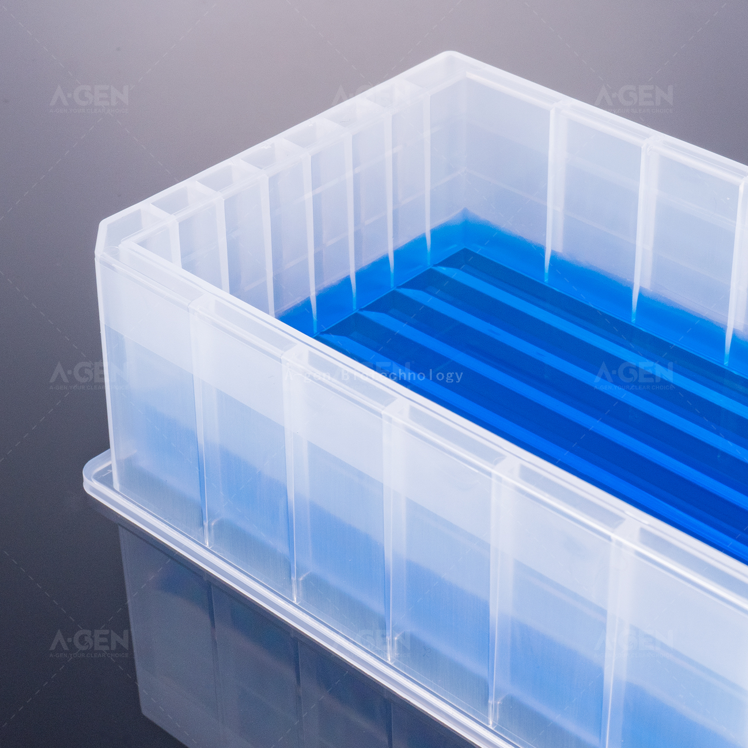 290mL 8-Channel Bottom Trough Reagent Reservoirs High Profile