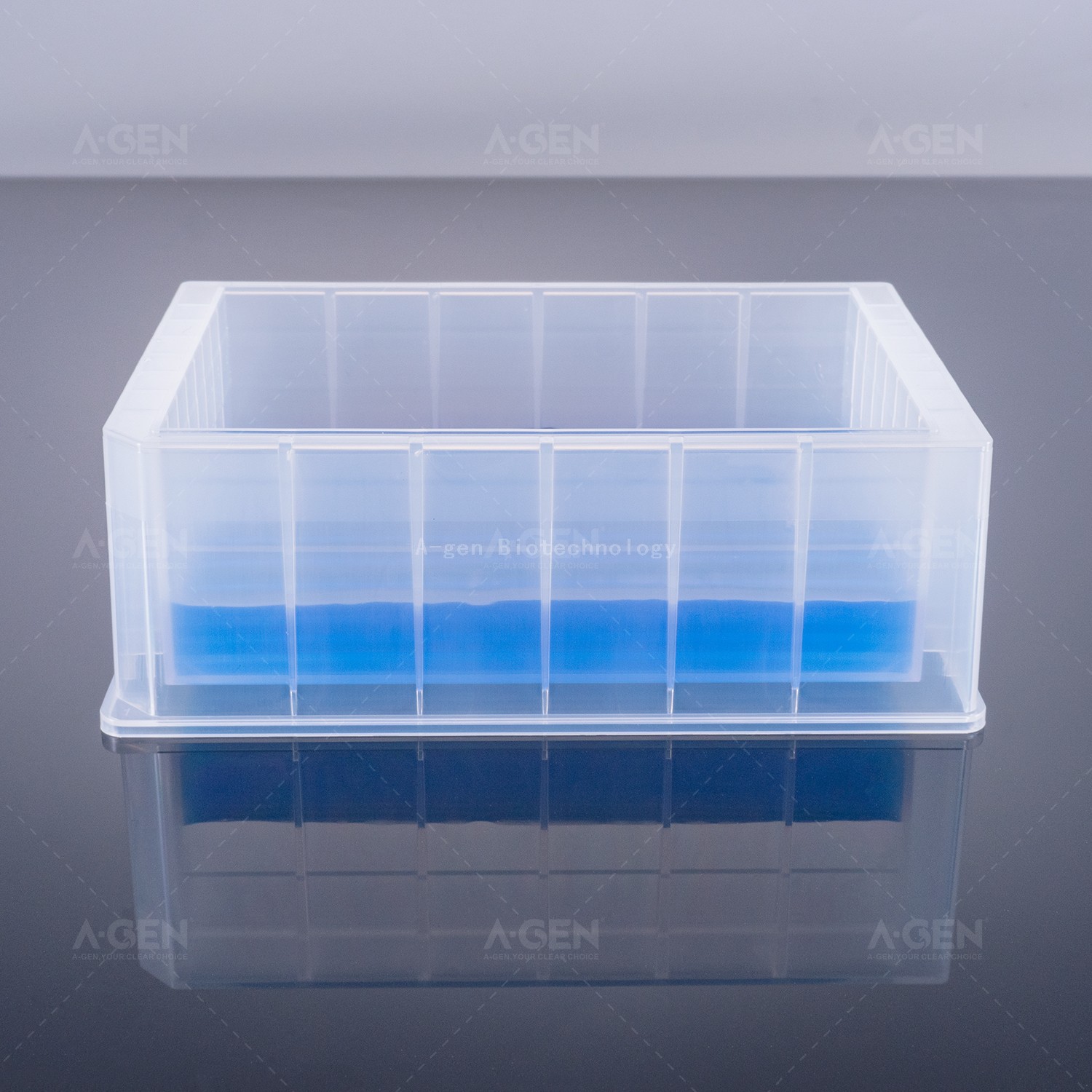 290mL 8-Channel Bottom Trough Reagent Reservoirs High Profile