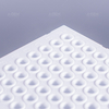 100μL PCR plate half skirt, original color marking (milky white)