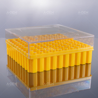 PC Cryo boxes 133*133*52mm(compatible with with 1.5ml/2ml CryoTubes) mixed color