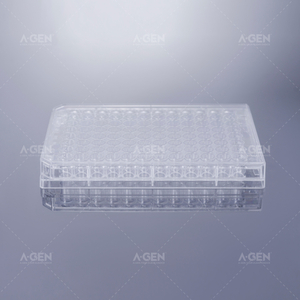 96 wells with transparent bottom, transparent plate, transparent lid, TC-processed sterilization blister box