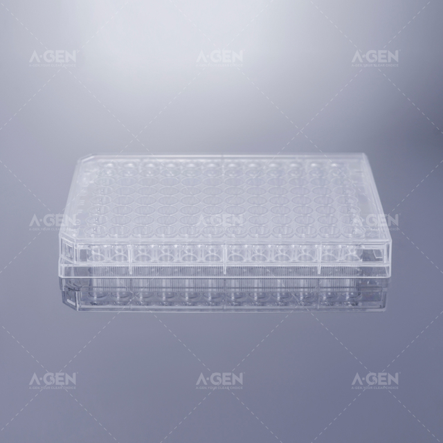 96 wells with transparent bottom, transparent plate, transparent lid, TC-processed sterilization blister box