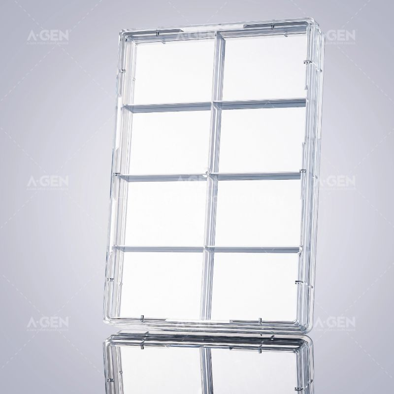 A-Gen 4-well/8-well square cell culture plate